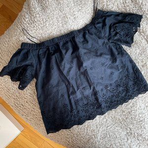 Black Madewell Cropped Top